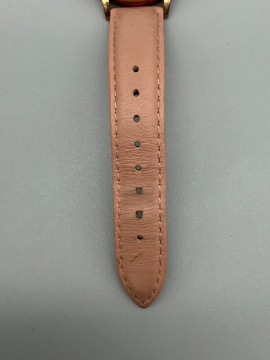 MVMT Boulevard 38mm Women Watch Rose Gold Tone Pink Leather Band New Battery main image 4